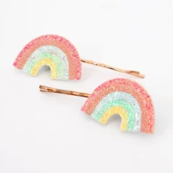 Meri-Meri Meri Meri Glitter Rainbow Hair Slides (Pack Of 2)