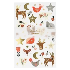 Meri-Meri Meri Meri Folk Woodland Tattoo Sheet (Pack Of 2)