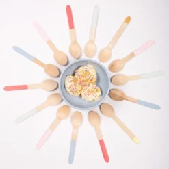 Meri-Meri Meri Meri Mint Wooden Cutlery Set (Pack Of 24)