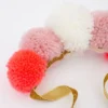 Meri-Meri Meri Meri Pink Pompom Crown (Pack Of 1)