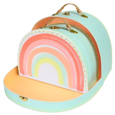 Meri-Meri Meri Meri Rainbow Suitcases (Pack Of 2) 3 Meri-Meri Meri Meri Rainbow Suitcases (Pack Of 2) - Image 3
