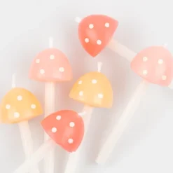Meri-Meri Meri Meri Mushroom Birthday Candles (Pack Of 6) -Meri Toys Deals Sales Store GUEST 4fc65d68 4ea4 438f be27 8b2f1b72b6b2