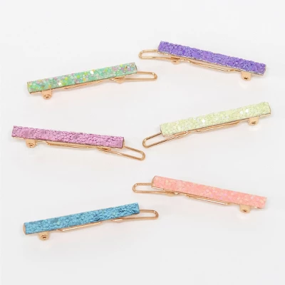 Meri-Meri Meri Meri Glitter Rainbow Hair Clips (Pack Of 6) 2 Meri-Meri Meri Meri Glitter Rainbow Hair Clips (Pack Of 6) - Image 2