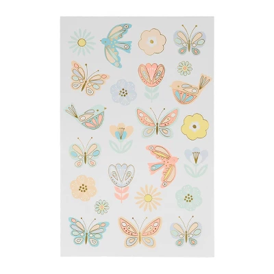 Meri-Meri Meri Meri Birds & Butterflies Tattoo Sheets (Pack Of 2) 1 Meri-Meri Meri Meri Birds & Butterflies Tattoo Sheets (Pack Of 2)