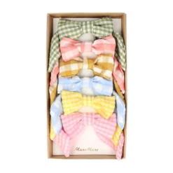 Meri-Meri Meri Meri Gingham Hair Bows (Pack Of 6) -Meri Toys Deals Sales Store GUEST 6f54ab29 3c2d 402f 9e04 c05e6c2b0f35