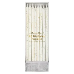 Meri-Meri Meri Meri Gold Glitter Candles (Pack Of 24)