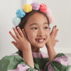 Meri-Meri Meri Meri Rainbow Pompom Headband (Pack Of 1)