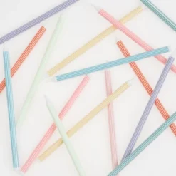 Meri-Meri Meri Meri Mixed Striped Candles (Pack Of 16) -Meri Toys Deals Sales Store GUEST 9cb5bf49 393d 4f5b a3db ffa85a49fbdd
