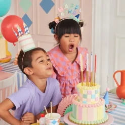 Meri-Meri Meri Meri Gold Dipped Rainbow Mix Candles (Pack Of 16)