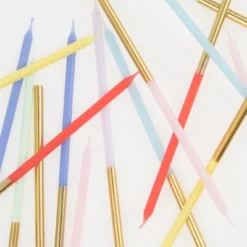 Meri-Meri Meri Meri Gold Dipped Rainbow Mix Candles (Pack Of 16) 5 Meri-Meri Meri Meri Gold Dipped Rainbow Mix Candles (Pack Of 16) -Meri Toys Deals Sales Store GUEST ab3cbd6e 50f1 4075 b3b4 9973342c90e0