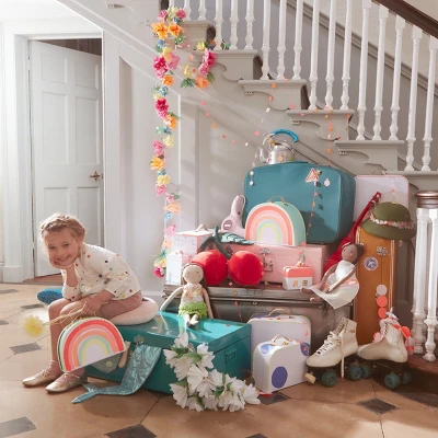 Meri-Meri Meri Meri Rainbow Suitcases (Pack Of 2) 4 Meri-Meri Meri Meri Rainbow Suitcases (Pack Of 2) - Image 4