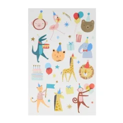 Meri-Meri Meri Meri Animal Parade Tattoo Sheets (Pack Of 2)