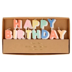 Meri-Meri Meri Meri Happy Birthday Candle Set (Pack Of 13)