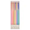 Meri-Meri Meri Meri Multi Color Block Candles (Pack Of 16)