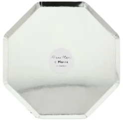 Meri-Meri Meri Meri Silver Dinner Plates (Pack Of 8)